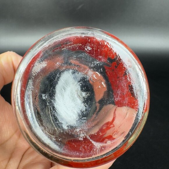 Vintage Glass Tumbler Barware Glasses Set Dancing Elephants Different Patterns - Picture 6 of 11